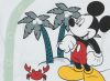Disney Mickey elején patentos rövid ujjú kombidressz fehér