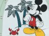 Disney Mickey végig patentos hosszú ujjú rugdalózó pasztell