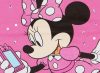 Disney Minnie lányka hosszított fazonú hosszú ujjú póló flitterrel