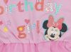 Disney Minnie lányka szülinapos rövid ujjú kombidressz rózsaszín