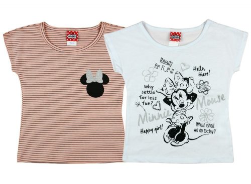 Disney Minnie rövid ujjú lányka póló 2db szettben