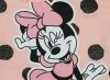Disney Minnie lányka rövid ujjú kombidressz pöttyös barack