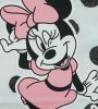 Disney Minnie pöttyös-csillámos rövid ujjú baba body fehér