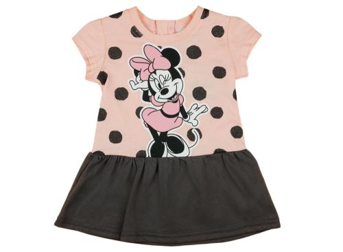 Disney Minnie glitteres| pöttyös rövid ujjú lányka ruha