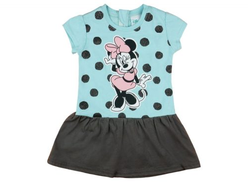 Disney Minnie glitteres| pöttyös rövid ujjú lányka ruha