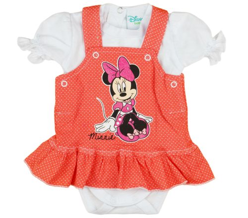 Disney Minnie 2 részes| kantáros szoknyás baba szett