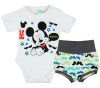 Disney Mickey fiú nyári 2 részes body/short szett Bajusz