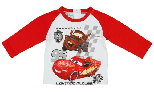 Disney Cars/Verdák mintás fiú hosszú ujjú póló