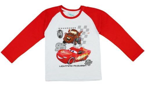 Disney Cars/Verdák mintás fiú hosszú ujjú póló