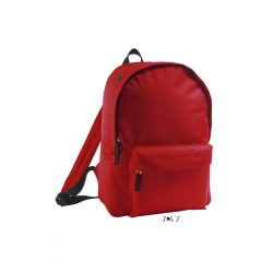 Unisex| elöl zsebes hátizsák piros