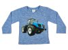 Traktor mintás fiú hosszú ujjú póló