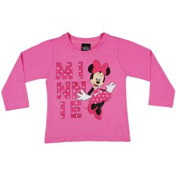 Disney Minnie glitteres| lányka hosszú ujjú póló