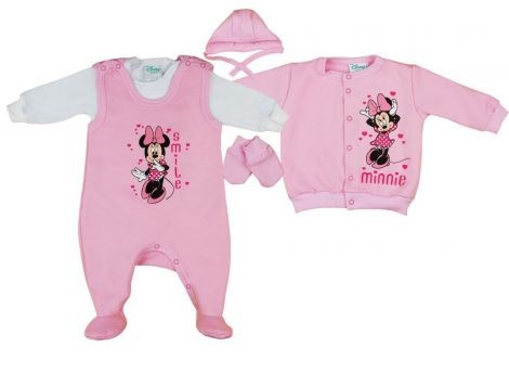 Disney Minnie lány újszülött 5 részes| belül bolyhos szett Smile!