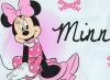 Disney Minnie lányka hosszú ujjú kombidressz pöttyös ujjú fehér