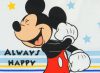 Disney Mickey hosszú ujjú| vállon patentos fiú rugdalózó csíkos| csillagos