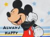 Disney Mickey csíkos| csillagos 2 részes kertész rugdalózó/ hosszú ujjú kombidressz szett