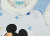 Disney Mickey csíkos| csillagos 2 részes kertész rugdalózó/ hosszú ujjú kombidressz szett