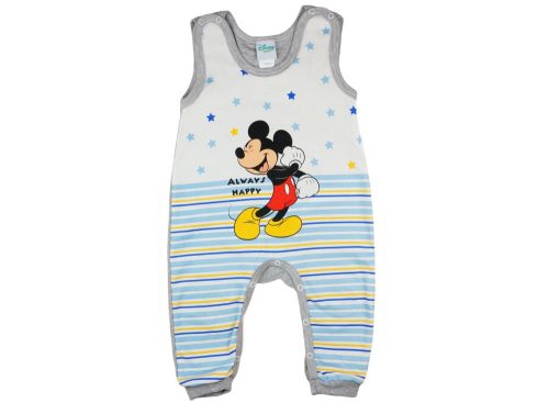 Disney Mickey ujjatlan| vállon patentos fiú rugdalózó csíkos| csillagos