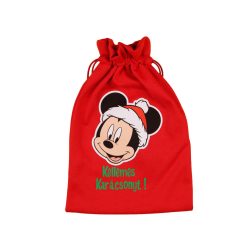 Disney Mickey Mikulás zsák-ajándék zsák