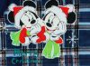 Disney Mickey és Minnie pamut-wellsoft takaró Karácsony (70x90)
