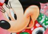 Disney Minnie Mikulás mintás hosszú ujjú karácsonyi body| kombidressz fehér