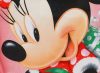 Disney Minnie Mikulás mintás hosszú ujjú karácsonyi body| kombidressz piros