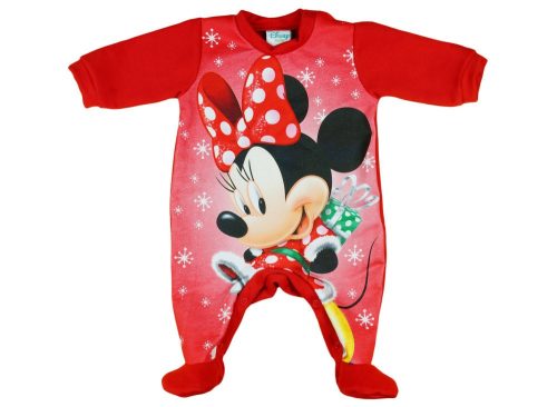 Disney Minnie Mikulás belül bolyhos hosszú ujjú rugdalózó Karácsony