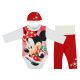 Disney Minnie 3 részes (sapka+nadrág+body) szett Karácsony