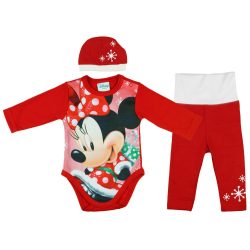   Disney Minnie 3 részes (sapka+nadrág+body) szett Karácsony