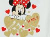 Disney Minnie alul kockás| hosszú ujjú lányka ruha fehér masnis