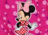 Disney Minnie lányka bélelt virágos kord kertésznadrág
