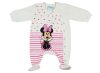 Disney Minnie hosszú ujjú| elöl patentos lányka rugdalózó csíkos| szíves