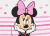 Disney Minnie hosszú ujjú lányka rugdalózó szíves| csíkos