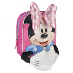 Disney Minnie plüss mintás hátizsák masnival| kezekkel
