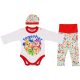 Fisher-Price 3 részes (body+nadrág+sapka) szett