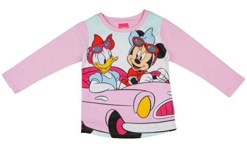 Disney Minnie és Daisy mintás lányka hosszú ujjú póló