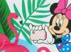 Disney Minnie flamingós| csillámos kislány nyári top