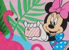 Disney Minnie flamingós| csillámos kislány nyári top