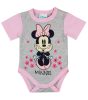 Disney Minnie Love rövid ujjú baba body szürke