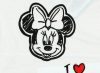 Disney Minnie ujjatlan kombidressz fehér