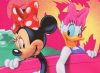 Disney Minnie és Daisy mintás lány rövid ujjú póló