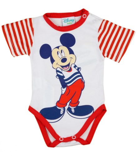 Disney Mickey csíkos tengerész stílusú body fehér