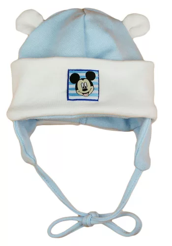 ABR Baba sapka füles - Kék - Mickey egér (56)