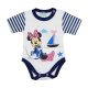 Disney Minnie csíkos tengerész stílusú baba body (kombidressz) fehér