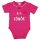 "Kis főnök" feliratos rövid ujjú baba body pink