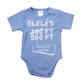 Rövid ujjú bébi kombidressz