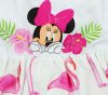 Disney Minnie flamingós rövid ujjú baba body fehér