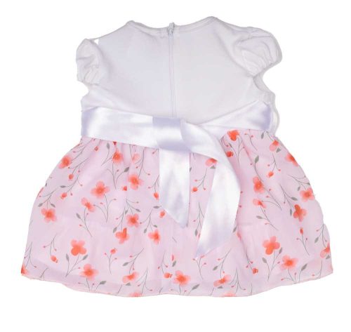 Kislány alkalmi ruha virágos muszlinnal