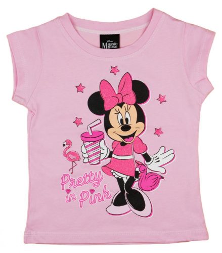 Disney Minnie csillámos rövid ujjú kislány póló