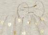Kislány alkalmi arany szív mintás ruha (TUR)